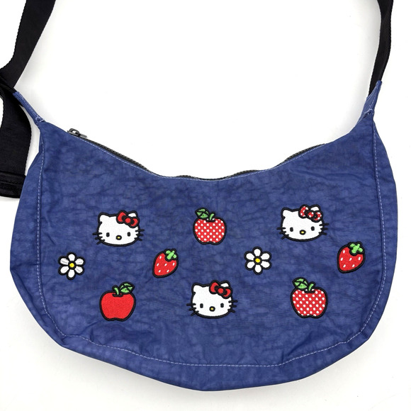 2023 Limited Edition Baggu x Hello Kitty Fruits & Flowers Crescent Crossbody Bag - Picture 2 of 16